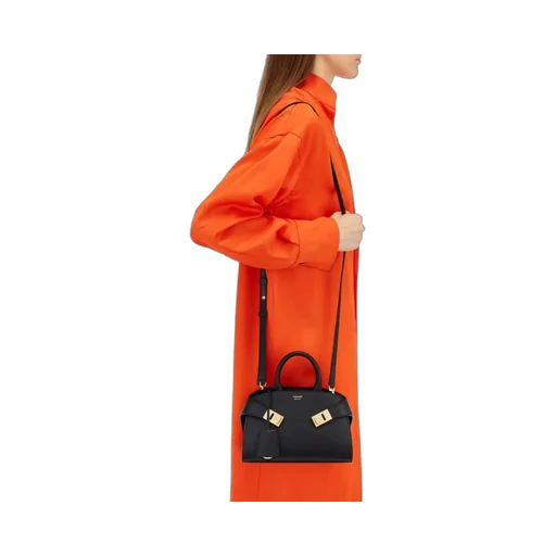 Salvatore Ferragamo Mini Hug Top Handle Bag