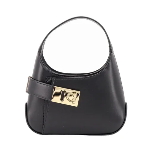 Salvatore Ferragamo Hobo Gancini-Buckle Mini Tote Bag