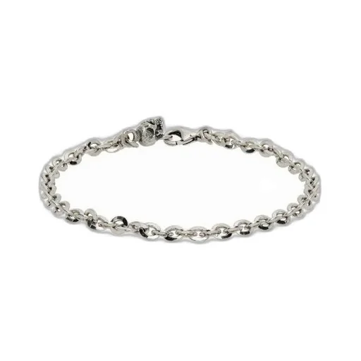 Chain Link Splicing Engraved Bracelet
