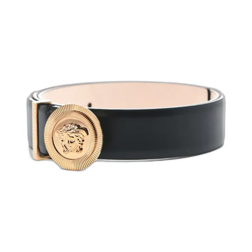 Versace Logo Plaque Buckle Belt