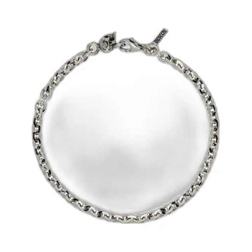 Chain Link Splicing Engraved Bracelet