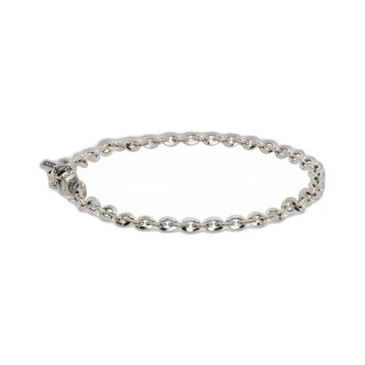 Chain Link Splicing Engraved Bracelet