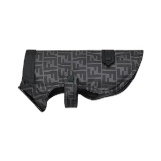 Black Nylon Dog Coat