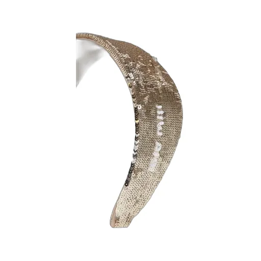Sequin-Embellished Wide Headband