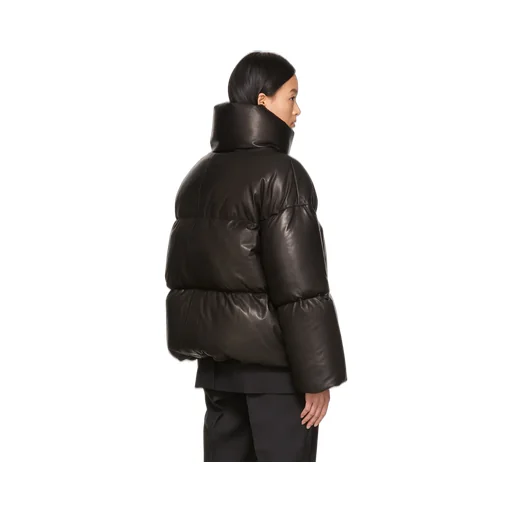 Logo High-Neck Quilted Cotton Suit