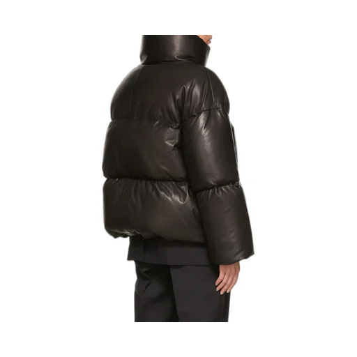 Logo High-Neck Quilted Cotton Suit
