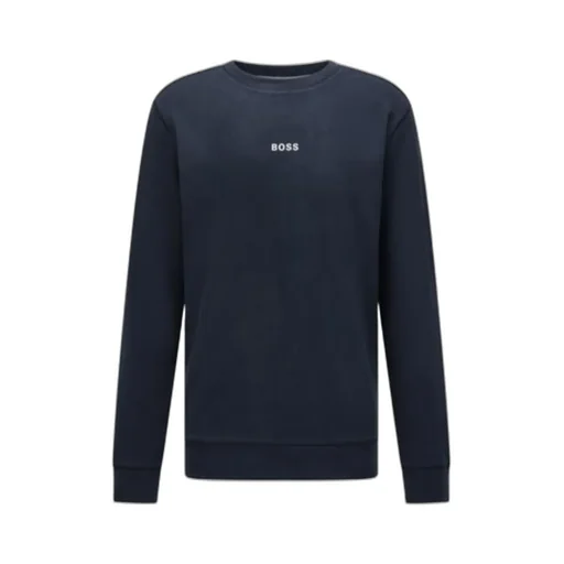 Round-Neck Long-Sleeved Sports Sweater