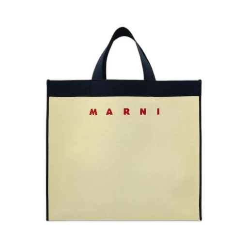 Marni Logo Jacquard Tote Bag