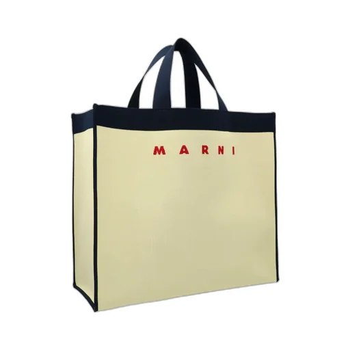 Marni Logo Jacquard Tote Bag