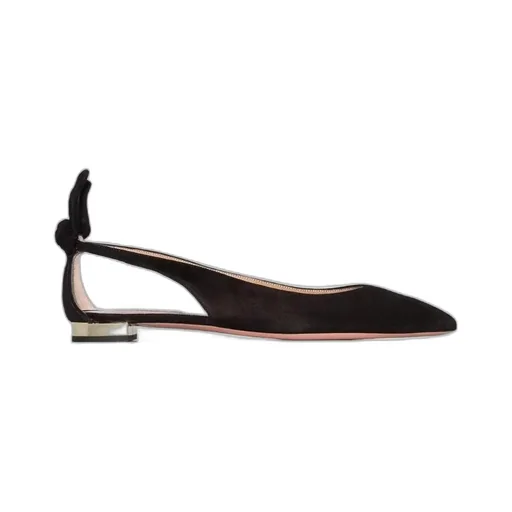Deneuve Suede Ballerina Shoes