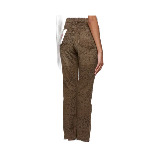 Golden Goose Deluxe Brand Leopard Printed Flared Jeans