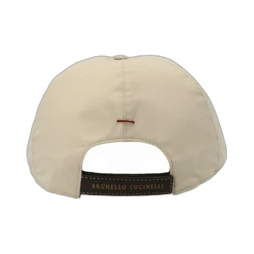 Logo-Print Leather Cap