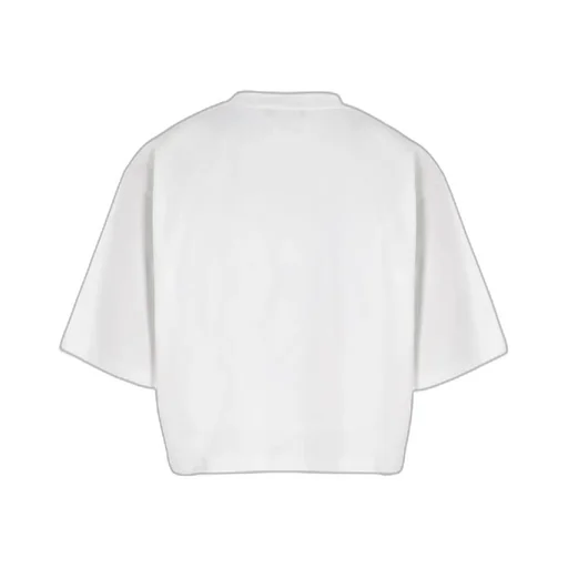 Balmain Logo Printed Cropped T-Shirt