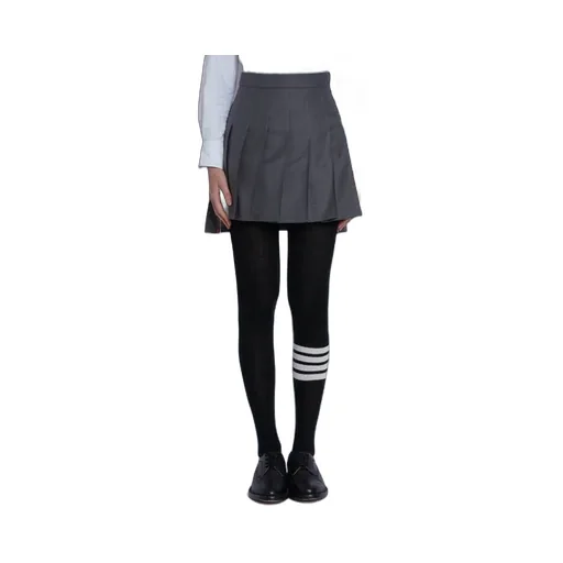 Thom Browne 4 Bar Striped Ribbed Tights