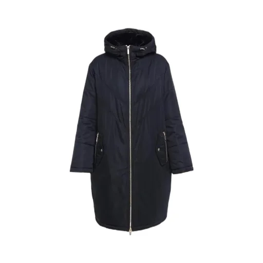 Zipper Hooded Down Jacket