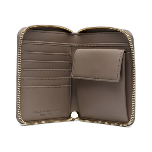 Stella Mccartney Logo Perforated Zipped Wallet