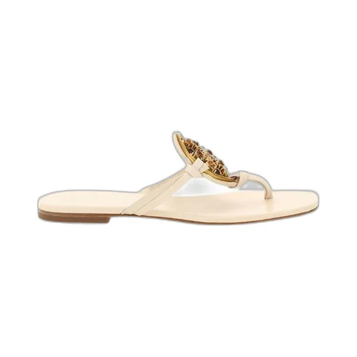 Logo-Plaque Flat Sandals