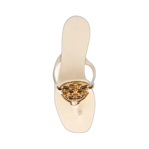 Logo-Plaque Flat Sandals