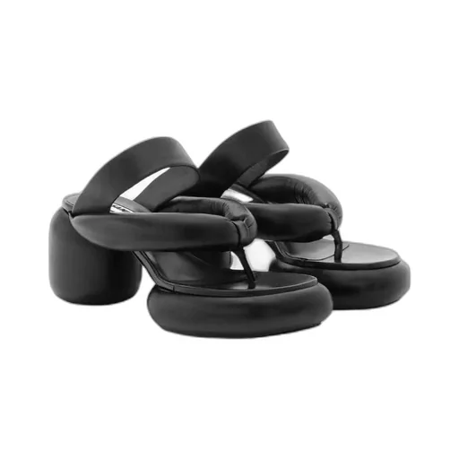 95Mm Padded-Strap Leather Sandals