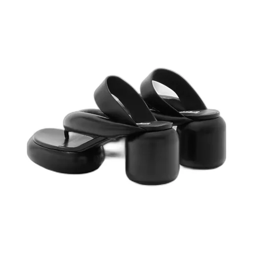 95Mm Padded-Strap Leather Sandals