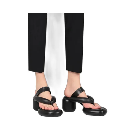 95Mm Padded-Strap Leather Sandals