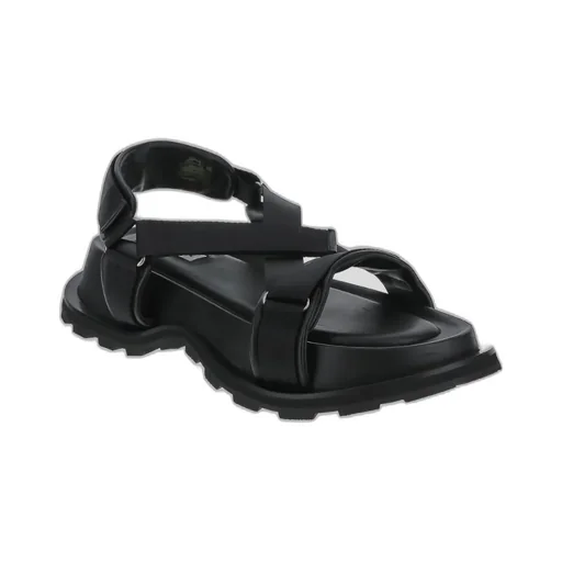 Touch-Strap Flat Sandals