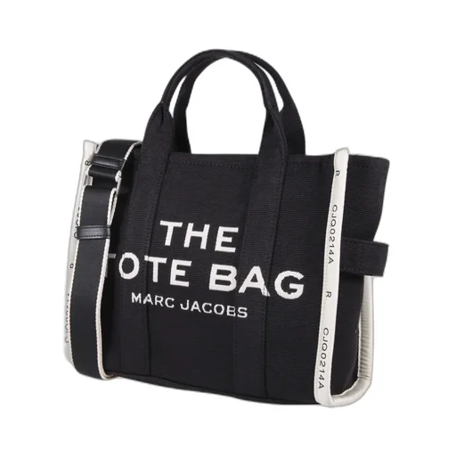 Black Logo Shoulder Bag