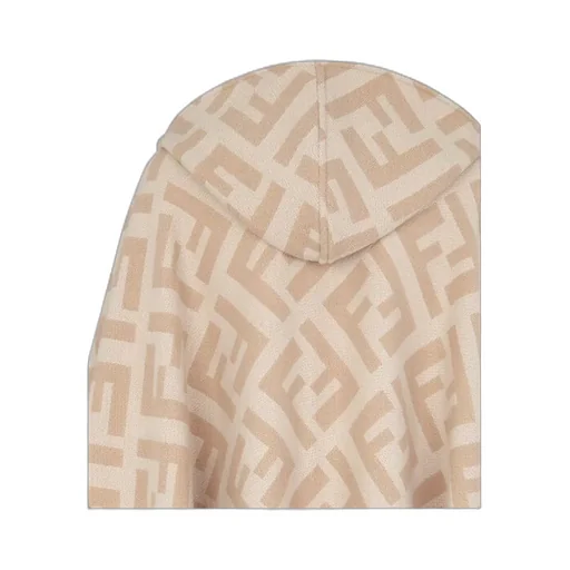 Beige Cashmere Poncho