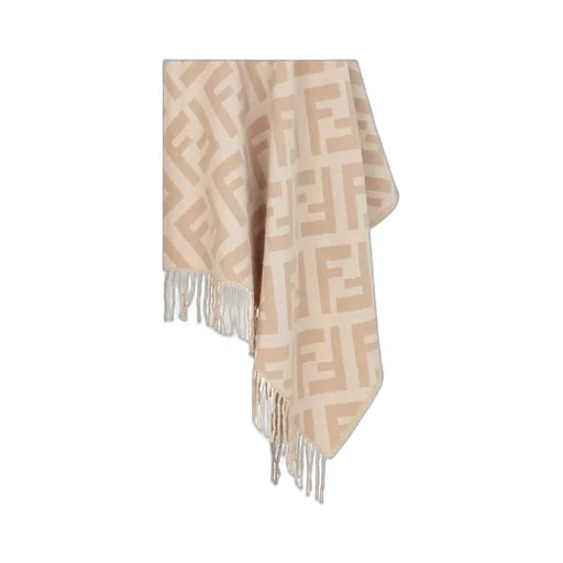 Beige Cashmere Poncho
