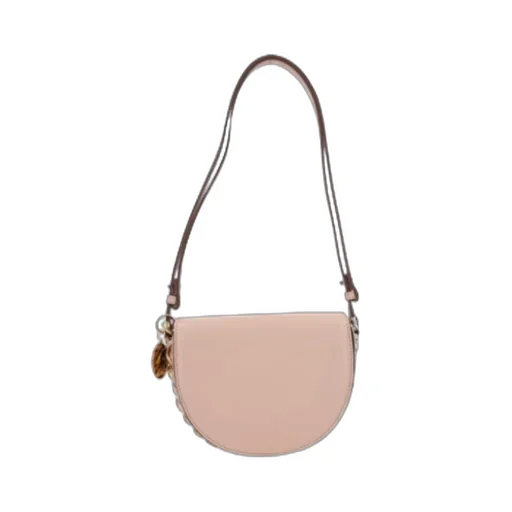 Stella Mccartney Logo Plaque Chain Linked Shoulder Bag