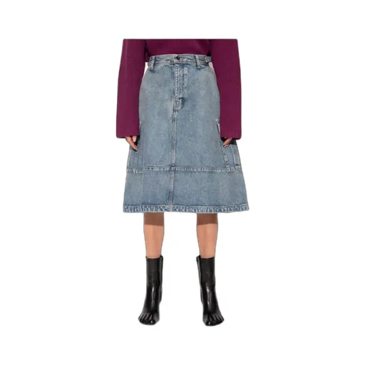 Cargo Denim Skirt