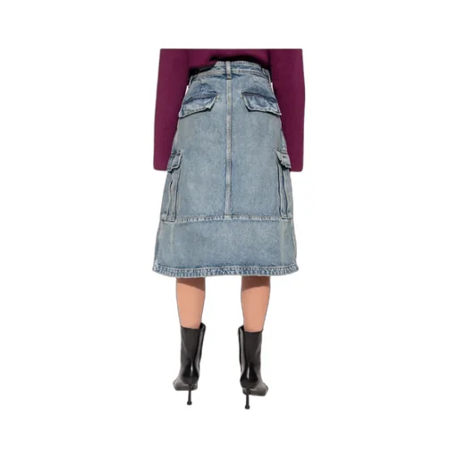 Cargo Denim Skirt