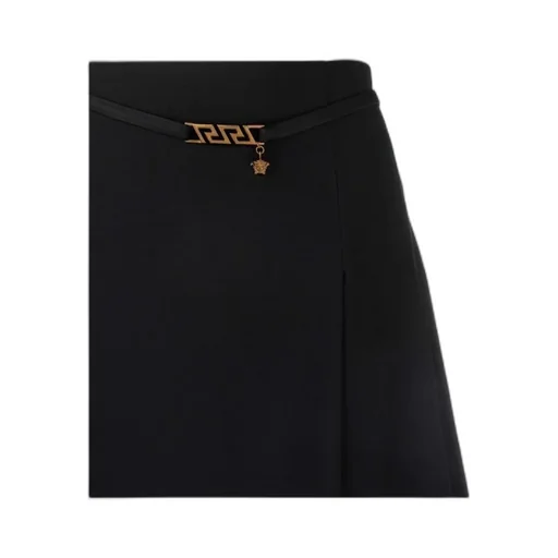 Versace High Waist La Greca Chain Mini Skirt