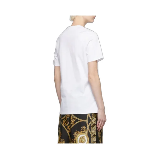 Versace Logo Print Crewneck T-Shirt