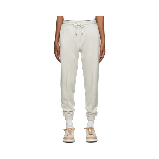Drawstring-Waist Tapered Track Pants
