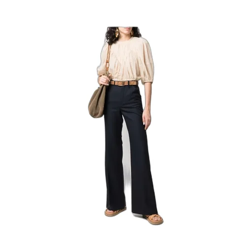 Pleated Short Blouse