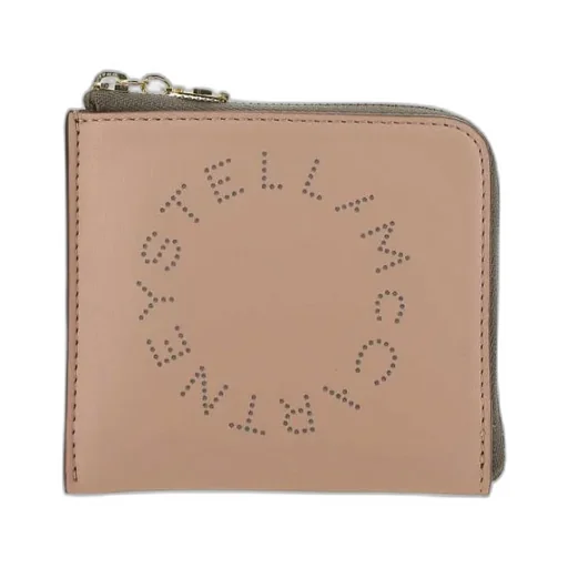 Stella Mccartney Logo Perforated Zipped Wallet