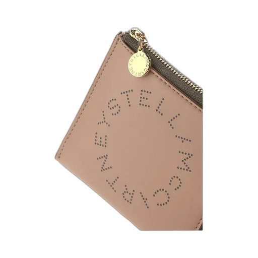 Stella Mccartney Logo Perforated Zipped Wallet