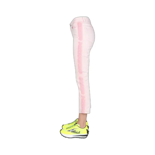Stella Mccartney Logo Detailed Slim Fit Jeans