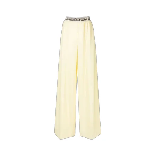 Stella Mccartney Logo Tape Wide-Leg Trousers