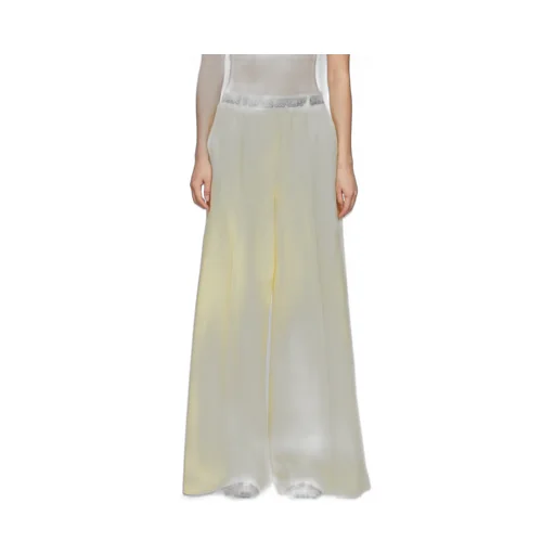 Stella Mccartney Logo Tape Wide-Leg Trousers