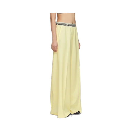 Stella Mccartney Logo Tape Wide-Leg Trousers