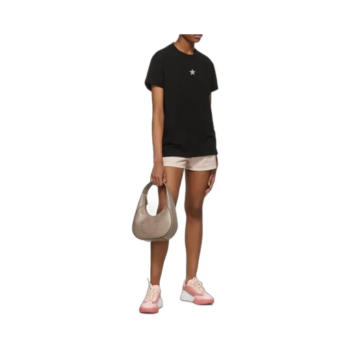 Stella Mccartney Logo Embroidered Denim Shorts
