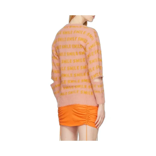 Fluffy Words Long-Sleeved Jumper