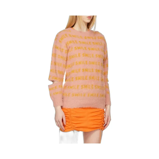 Fluffy Words Long-Sleeved Jumper