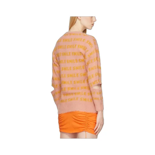 Fluffy Words Long-Sleeved Jumper
