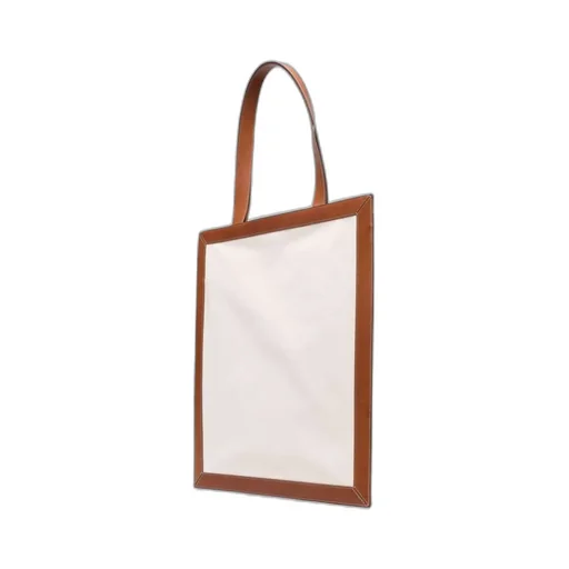 Jil Sander Logo Printed Open Top Tote Bag