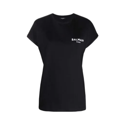 Balmain Logo Printed Crewneck T-Shirt