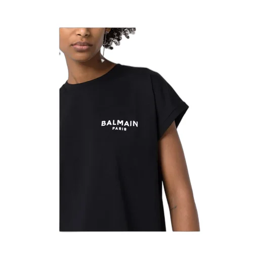 Balmain Logo Printed Crewneck T-Shirt