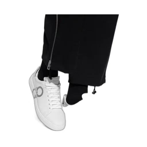 Gancini-Print Lace-Up Sneakers